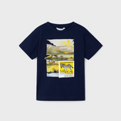 Mayoral Boys Navy Short Sleeve T-Shirt
